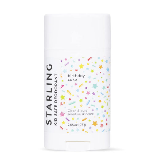 STARLING Skincare All Natural Deodorant for Kids - Aluminum Free Children Soy Free, Nut Gluten No Toxins Teens, Tweens, Boys & Girls Kid Safe Force Beauty and Personal Care Starling Skincare