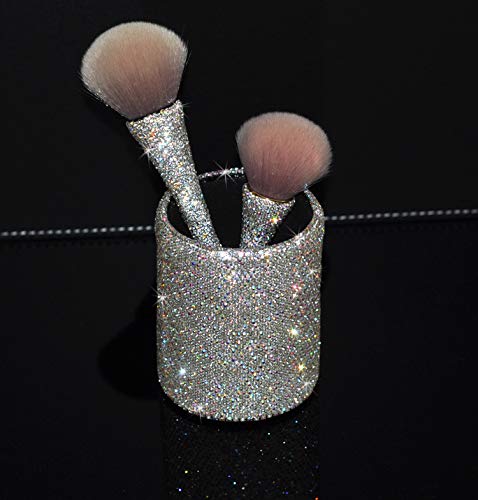 Bestbling Bling Rhinestone Large Mineral Powder Brush Makeup Brush Cosmetic Brush Foundation brush Perfect For Large Coverage Powder Bronzer Blush Beauty & Personal Care Bestbling