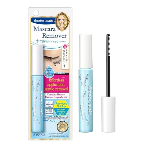 Heroine Make by KissMe Mascara Remover | Waterproof Makeup Remover Wand | Gentle Eye Makeup Solution for Sensitive Eyes | Travel Size for Waterproof Beauty and Personal Care Heroine Make Default Title