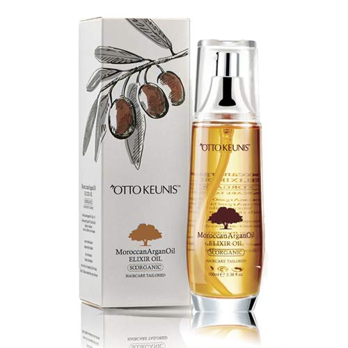Otto Keunis Moroccan Argan Oil Elixir Oil Haircare Tailored-super Antioxydant-top Moisturizer 100ml 3.38 Fl.oz. Beauty & Personal Care OTTO KEUNIS