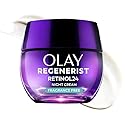 Olay Retinol Night Cream for Women, Anti-Aging Face Moisturizer, Fragrance-Free, Non Greasy - Anti-Wrinkle, Smooth Fine Lines, Hydrating Skin Care Beauty & Personal Care Olay