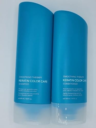 Keratin Color Care Smoothing Therapy Shampoo and Conditioner 13.5 Oz Duo. Beauty & Personal Care MOMNPNPH