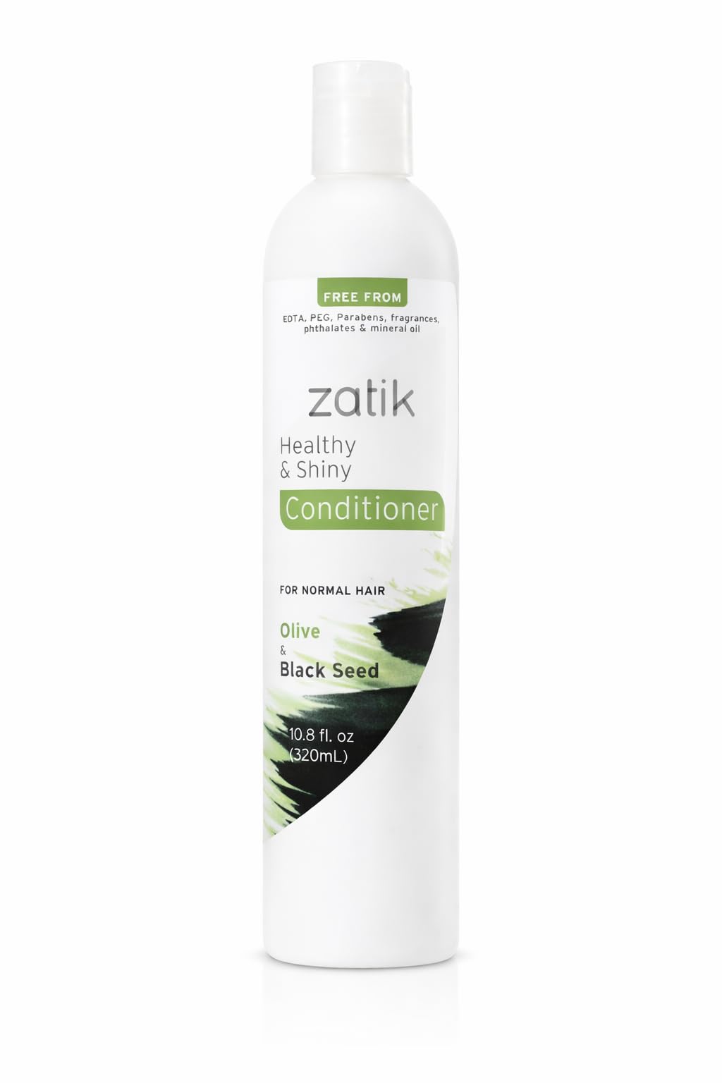 Zatik Naturals - Healthy & Shiny Shampoo + Conditioner Set with Olive and Black Seed, Voluminizing and Safe for Color Treated Hair - One of Each 10.80 Beauty & Personal Care Zatik