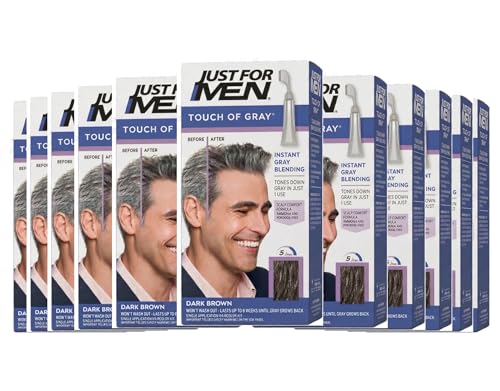 JUST FOR MEN Touch of Gray Hair Treatment T-45 Dark Brown, 1 Each (Pack of 11) Beauty & Personal Care Just for Men