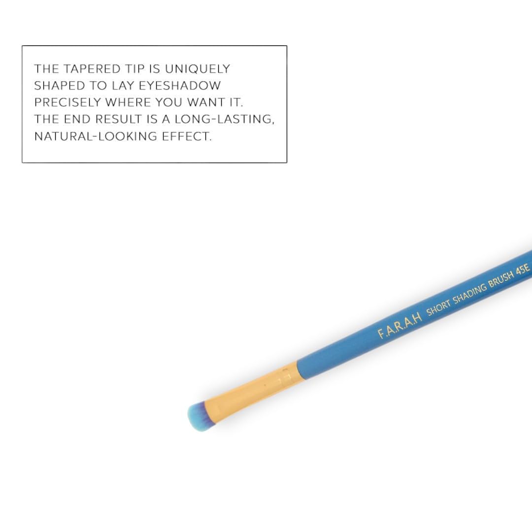 F.A.R.A.H Premium Short Shading Brush 45E (Blue) Beauty & Personal Care F.A.R.A.H