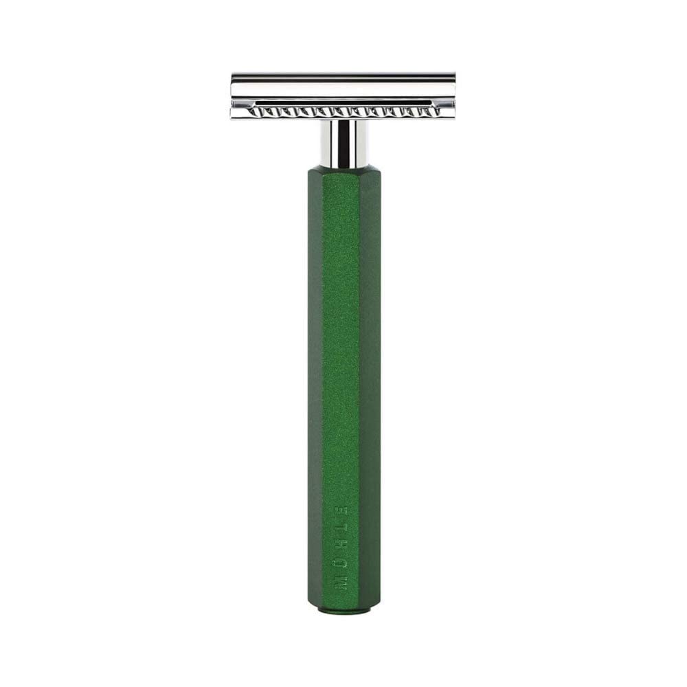 MÜHLE HEXAGON Forest Double Edge Safety Razor (Closed Comb) For Men - Perfect for Every Day Use, Barbershop Quality Close Smooth Shave Beauty and Personal Care MÜHLE