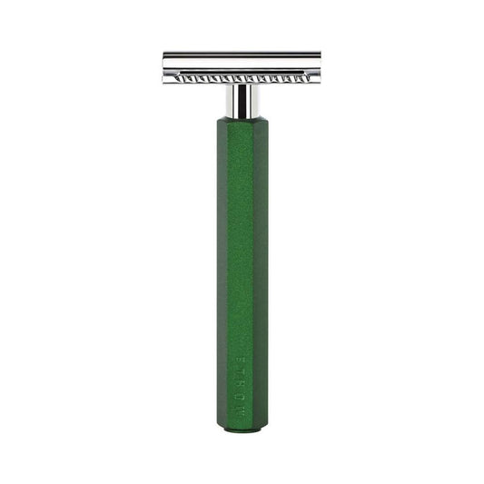 MÜHLE HEXAGON Forest Double Edge Safety Razor (Closed Comb) For Men - Perfect for Every Day Use, Barbershop Quality Close Smooth Shave Beauty and Personal Care MÜHLE
