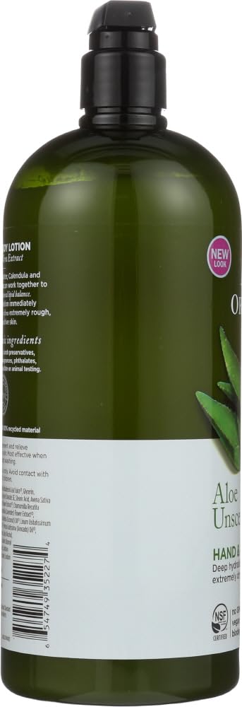 Avalon Organics Hand & Body Lotion for Dry Skin Aloe Unscented, 32 OZ Beauty & Personal Care KEZATAAK