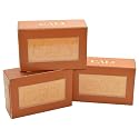 Baronessa Cali Tarocco Skin Cleanser Bar Soap with Exfoliate - Deep Moisturizing Olive Oil Soap with Sicilian Red Orange Extracts- 5.3 Ounces, Pack Beauty & Personal Care RAPSI, FRANCOFONTE BARONESSA CALI, SICILY, ITALY