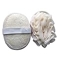 FOVOMA 2PCS Travel Body Natural Loofah Sponge,Mini Pink Loofah Travel Size, Eco Organic Loofah Sponge with Hand,Loofah Soft Sensitive Skin Beauty & Personal Care Fovoma