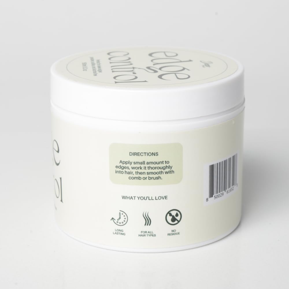 Dosso Beauty Organic Edge Control Hair Styling Gel, 5.3 oz, 48hr Hold, For All Hair Types, Naturally Scented, Non-Flaky- No Residue, Damage Free Hair Beauty & Personal Care Dosso Beauty