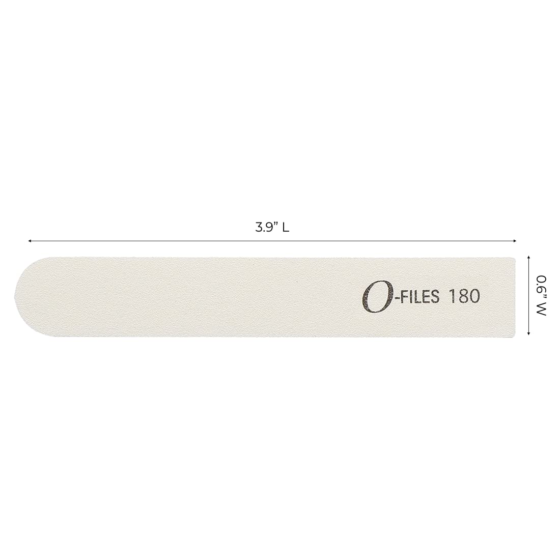 ForPro Professional Collection O-Files Replaceable File System, 180 Grit, Manicure Nail File Refills, 3.9” L x .6“ W, White, 50-Count Beauty & Personal Care ForPro Professional Collection