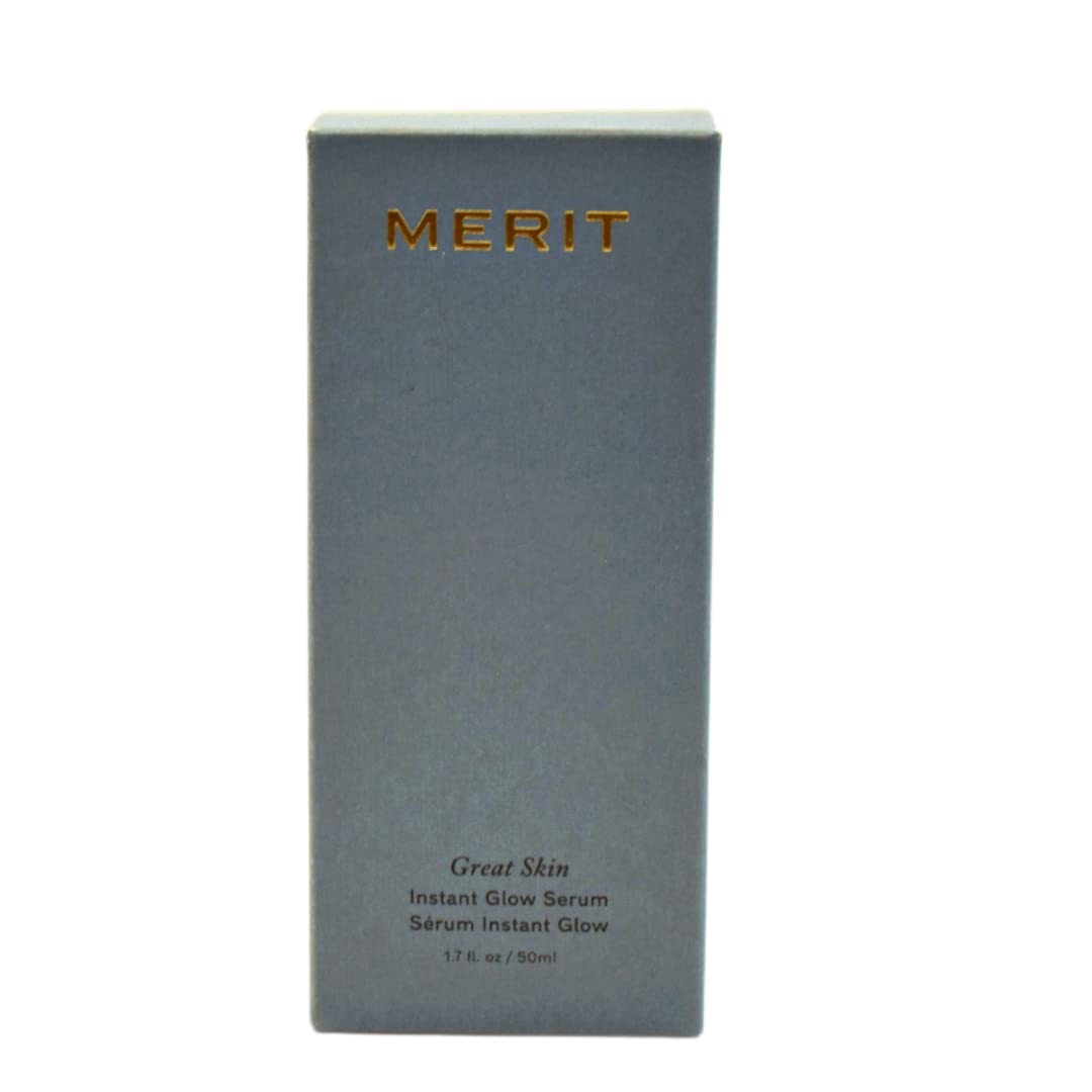 MERIT Great Skin Instant Glow Serum with Niacinamide and Hyaluronic Acid 1.69 oz / 50 ml Beauty & Personal Care Merit