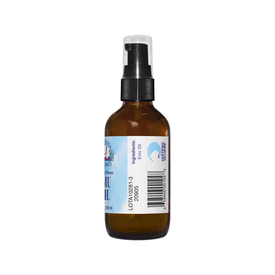 100 Pure Montana Emu Oil (4 Fluid Ounces) Beauty & Personal Care Montana Emu Ranch