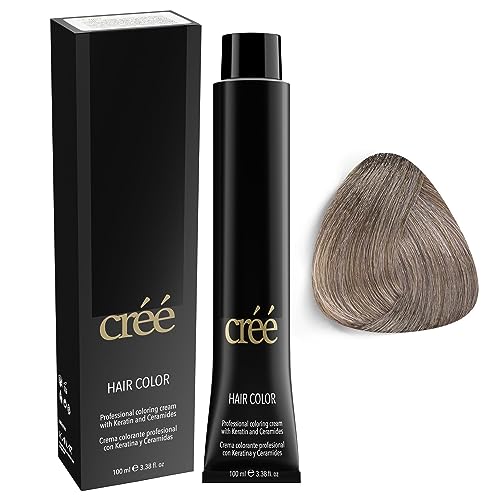 Cree Professional 9.11 - Intense Ash Very Light Blond Permanent Hair Color - Long Lasting, Rich Vibrant - Gray Coverage 100ml - 3.4 fl.oz. Beauty & Personal Care Créé