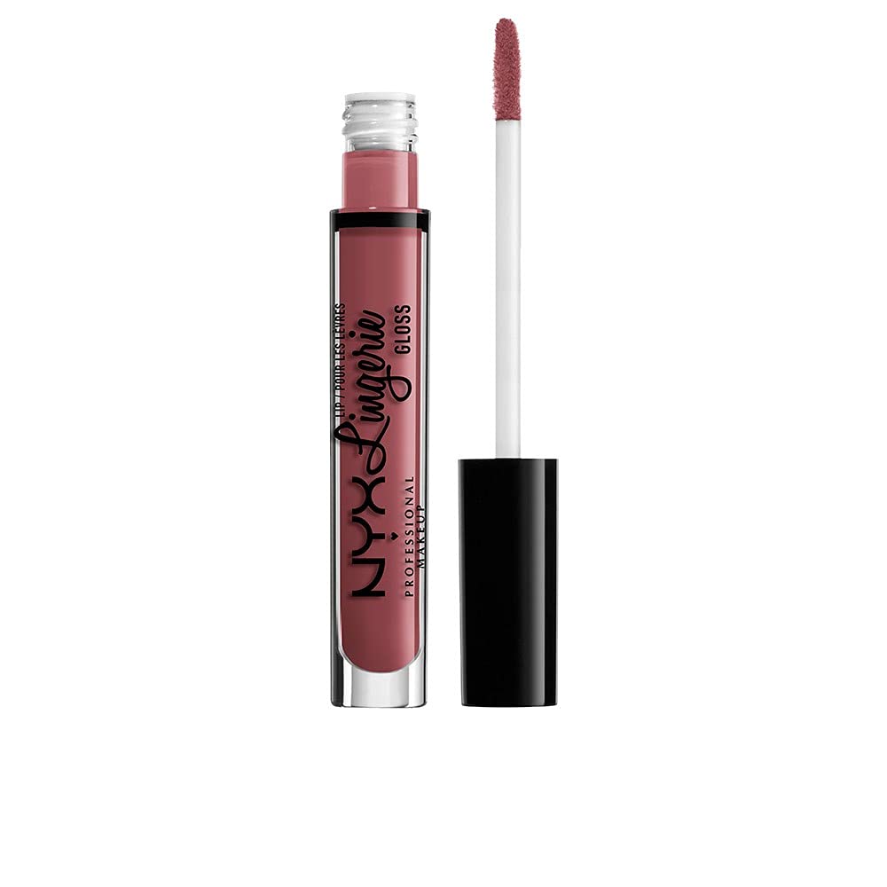 NYX PROFESSIONAL MAKEUP Lip Lingerie Gloss - Honeymoon, Mauve Pink Beauty & Personal Care NYX PROFESSIONAL MAKEUP