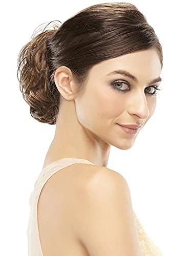 Mimic Curly Ponytail Wrap Elasticized Womens Scrunchie 4.5" Length Attachment EasiHair Hairpieces,24B/27C