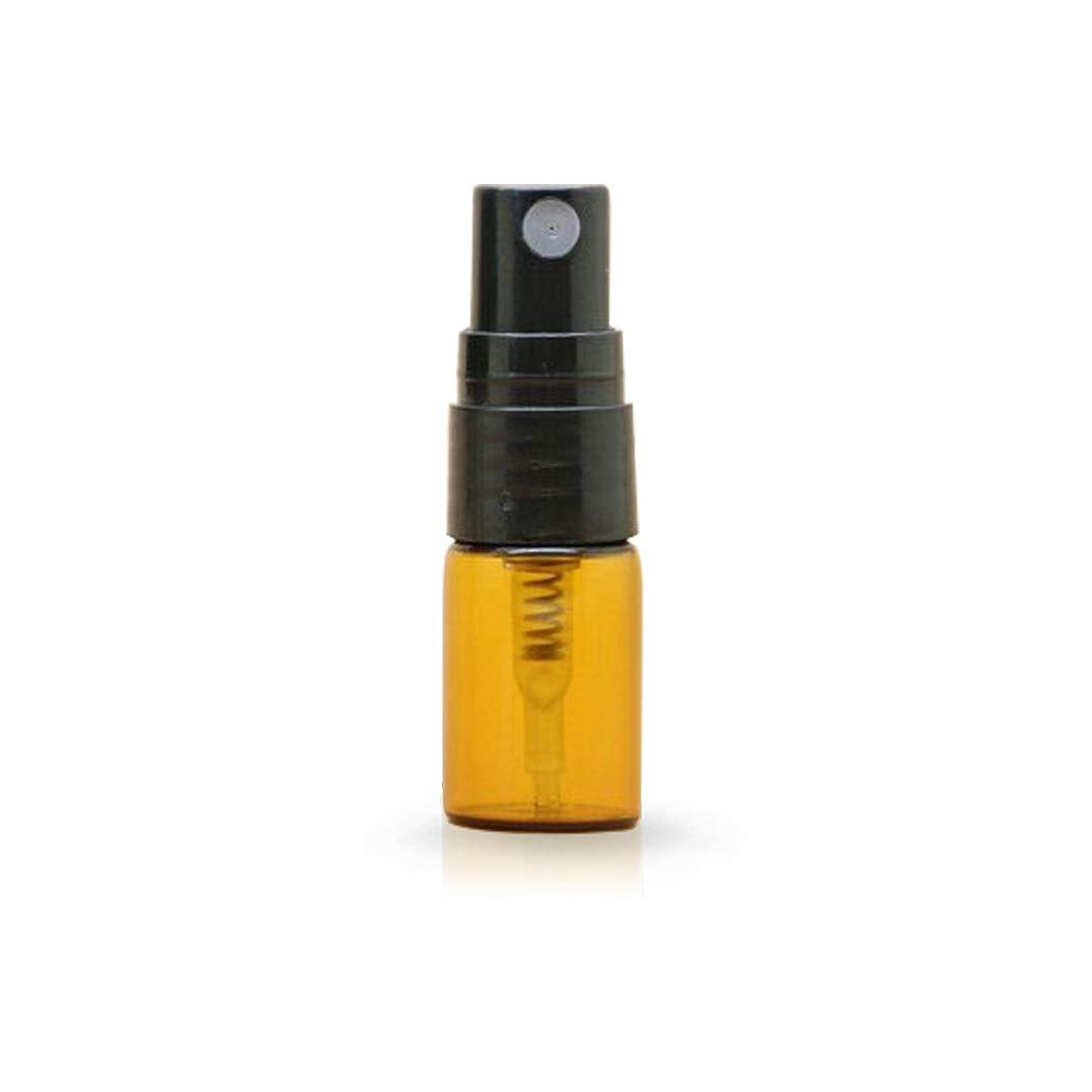 ZbFwmx 2ML Empty Mini Perfume Glass Bottle Mist Spray Pump Sample Pen Contaier Small Perfumes Atomizer Sprayer Vial Containers (10 Pack Set) Beauty & Personal Care ZbFwmx
