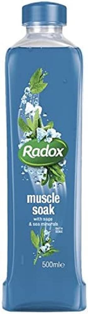 Radox Feel Good Fragrance Muscle Bath Soak, Blue, 500ml Beauty and Personal Care Radox