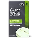 Dove Men+Care Bar 3 in 1 Cleanser for Body, Face, and Shaving to Clean and Hydrate Skin Extra Fresh More Moisturizing Than Bar Soap 3.75 oz, 6 Bars Beauty & Personal Care DOVE MEN + CARE
