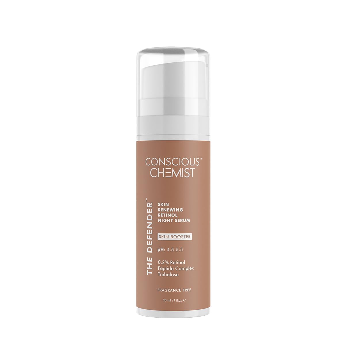 Conscious Chemist® Multi Peptide & 0.2% Retinol Serum | Anti Aging Serum | Boosts Collagen & Reduces Fine Lines, Wrinkles | Probiotics & Cica Water | Beauty & Personal Care Conscious Chemist