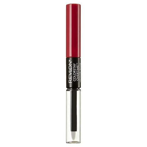 Revlon ColorStay Overtime Liquid Lip Color, Forever Scarlett [40] 0.07 oz (Pack of 2) Beauty & Personal Care REVLON