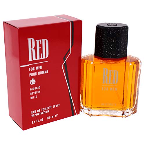 Giorgio Beverly Hills Men's Cologne, Red, Eau De Toilette EDT Spray, 3.4 fl oz Beauty & Personal Care Giorgio