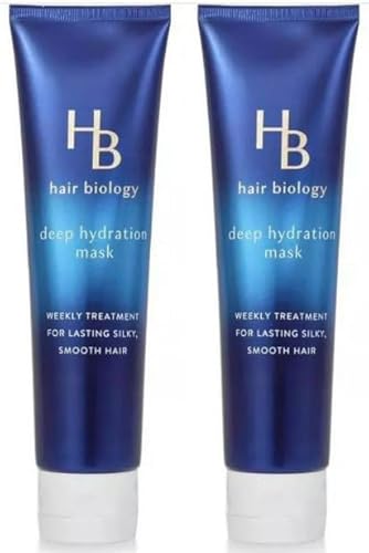 Hair Biology Deep Hydration Mask with Biotin, Paraben and Dye Free, 5.0 FL Oz - Pack of 2 Beauty & Personal Care Hair Biology