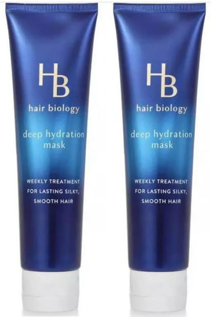 Hair Biology Deep Hydration Mask with Biotin, Paraben and Dye Free, 5.0 FL Oz - Pack of 2 Beauty & Personal Care Hair Biology