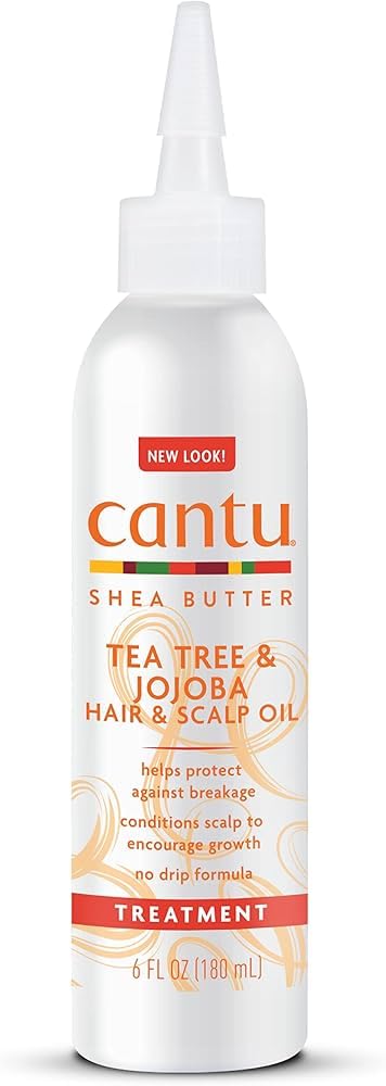 Cantu Shea Butter Tea Tree & Jojoba Hair & Scalp Oil 6 Ounce (180ml) (2 Pack) Beauty & Personal Care Cantu