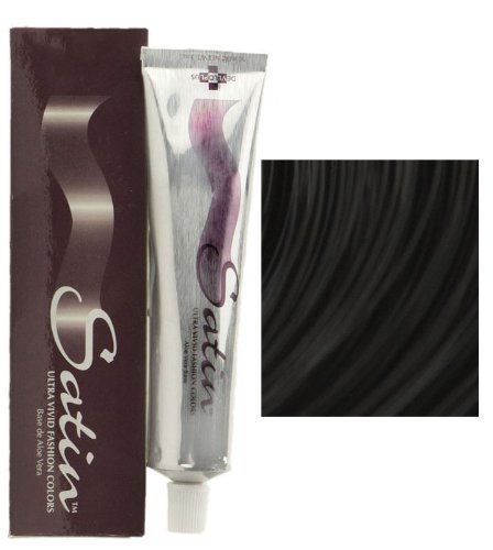 Satin Hair Color - ultra vivid fashion colors - 1N - Black Beauty & Personal Care Satin Hair Color