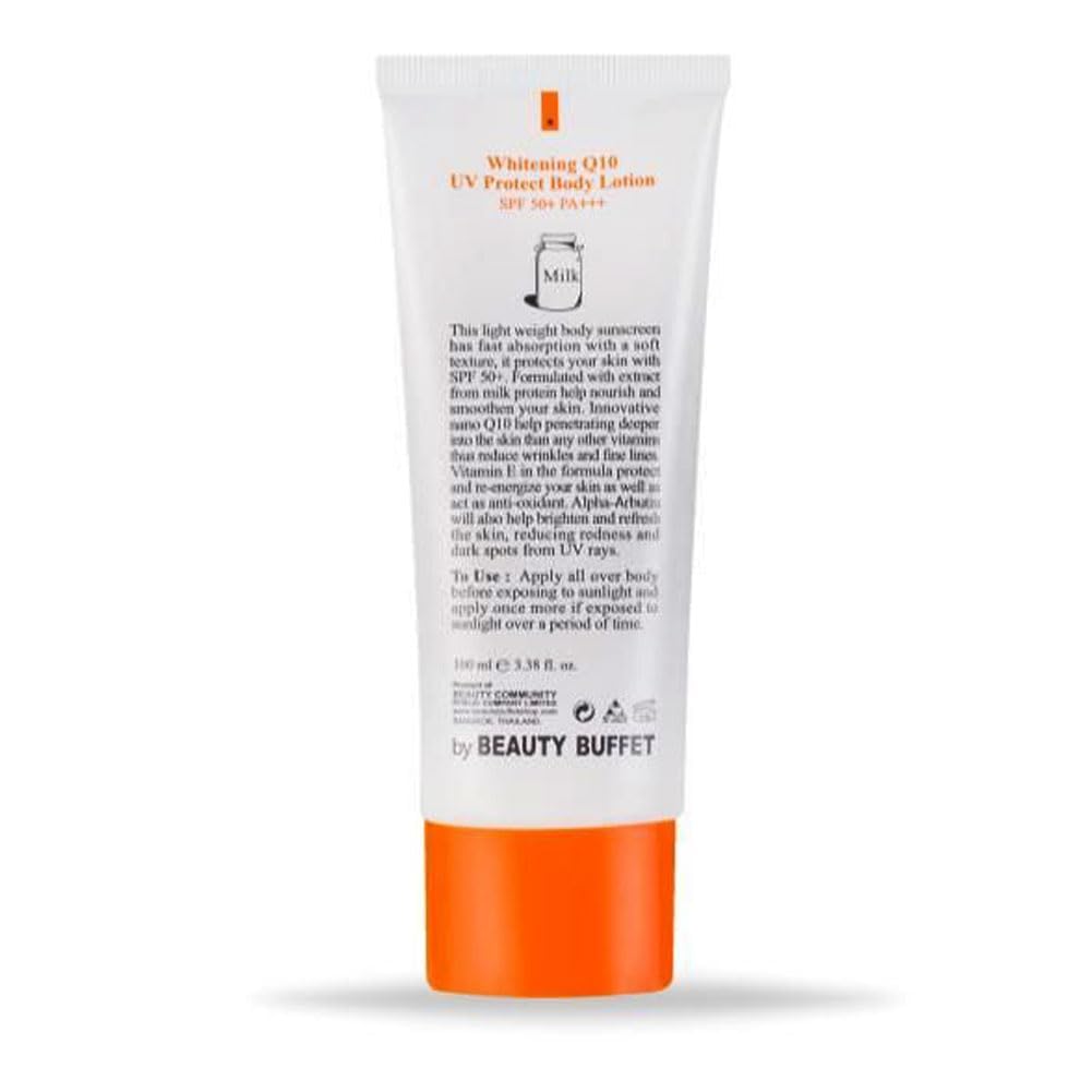 SCENTIO MILK PLUS Q10 BODY LOTION SPF 50 PA++ 100 ML Beauty & Personal Care SCENTIO