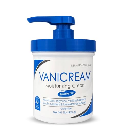 Vanicream Moisturizing Skin Cream with Pump Dispenser - 16 fl oz (1 lb) - Moisturizer Formulated Without Common Irritants for Those with Sensitive Beauty & Personal Care Vanicream