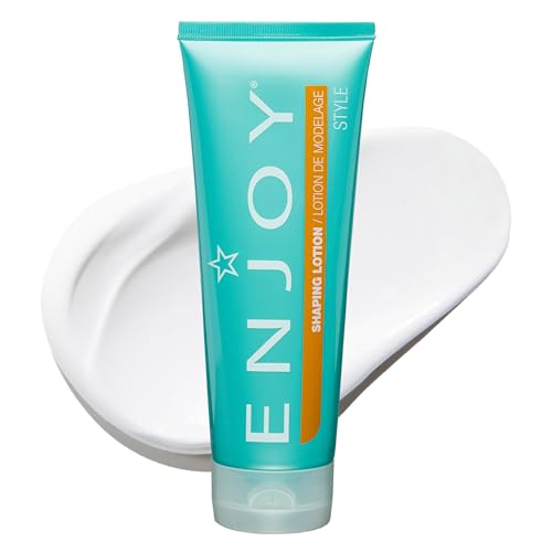 Enjoy Shaping Curly Hair Styling Cream - Adds Volume, Lightweight Curl Defining Finish, Anti-Frizz, 8 Ounce Beauty & Personal Care Enjoy