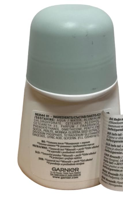 Garnier Mineral Roll On Antiperspirant Deodorant 48 Hours Protection Floral Fresh - 50 mL/1.69 fl oz Beauty and Personal Care Garnier