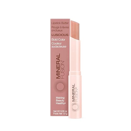Mineral Fusion Lipstick Butter, Luscious, 0.06 Ounce Beauty & Personal Care Mineral Fusion