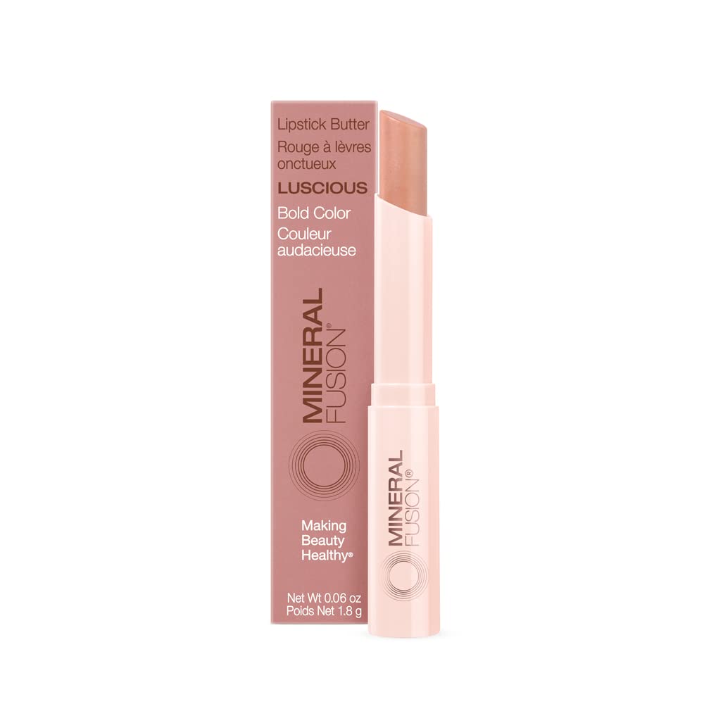 Mineral Fusion Lipstick Butter, Luscious, 0.06 Ounce Beauty & Personal Care Mineral Fusion