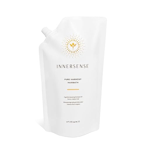 INNERSENSE Organic Beauty - Natural Pure Harmony Hairbath Shampoo | Non-Toxic, Cruelty-Free, Clean Haircare (32oz Refill Pouch) Beauty & Personal Care INNERSENSE