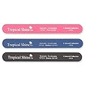 Tropical Shine 8.5 Inches Nail Files For Natural and Acrylic Nails. 3 pcs. Beauty & Personal Care Tropical Shine