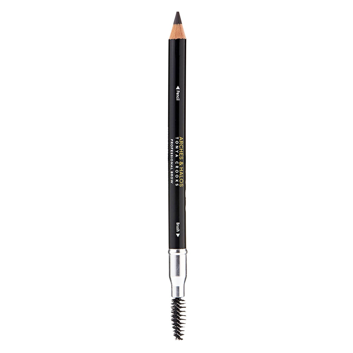 Arches & Halos Precision Brow Shaping Pencil - Double Sided Eyebrow Filler and Spoolie Brush - Creamy Texture for Shaping and Defining With Ease -