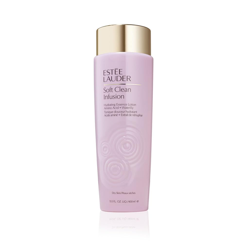 Estée Lauder Soft Clean Infusion Hydrating Skin Essence Face Lotion Toner with Amino Acid + Waterlily, 13.5 Fl Oz Beauty & Personal Care Estée Lauder