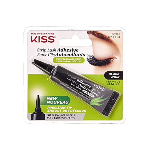 Kiss Strip Lash Adhesive Black Beauty & Personal Care Kiss