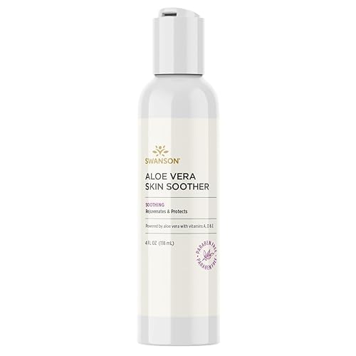 Swanson Aloe Vera Skin Soother 4 fl Ounce (118 ml) Gel Beauty & Personal Care Swanson