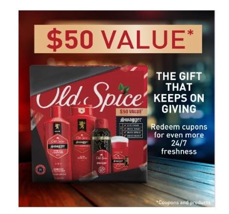Old Spice Gift Set Holidude Edition 2024 (Holidude Set, Swagger) Beauty & Personal Care Old Spice
