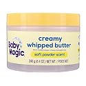 Baby Magic Creamy Whipped Butter, Soft Powder Scent, Helps Keep Skin Feeling Healthy and Baby Soft, Hypoallergenic, 8.4 fl oz. Beauty & Personal Care Baby Magic
