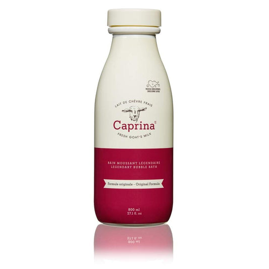 Caprina Legendary Bubble Bath, 1 L (33.8 fl oz), Now 25% More, Original, Classic Goat Milk Soak Beauty and Personal Care Caprina