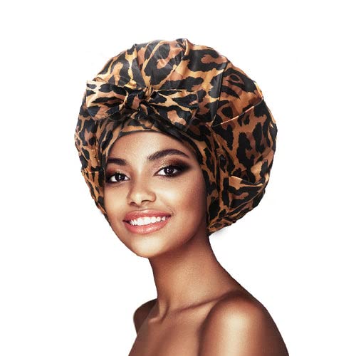 TouchUps Premium 100% Satin Hair Bonnet Sleeping Silky Soft Adjustable Styling Wrap Bonnet All Types Maintain Natural Health Beauty and Personal Care TouchUps