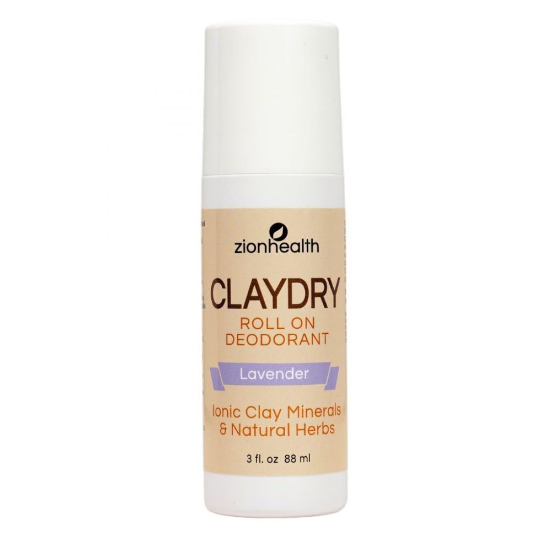 Zion Health Deod Claydry 3 Oz3 Beauty and Personal Care Adama Minerals