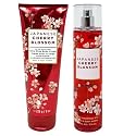 Bath & Body Works Fine Fragrance Mist & Ultra Shea Body Cream Japanese Cherry Blossom 2 Piece Set Full Size 8oz. Beauty & Personal Care Bath & Body Works
