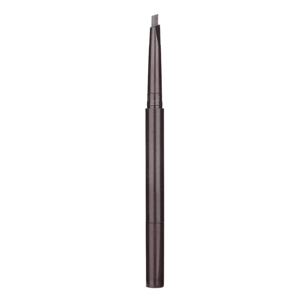 Grey Eyebrow Pen with Brush, Gray Automatic Double-Ended Eyebrow Make-Up Pencil, Angled Tip and Spoolie Brush(4# gray) Beauty & Personal Care Rotekt